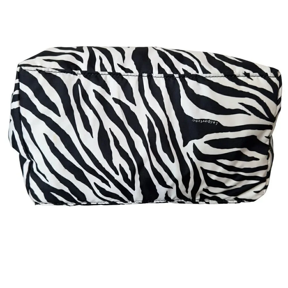 Le Sportsac Black & White Zebra Tote Bag - Picture 10 of 15